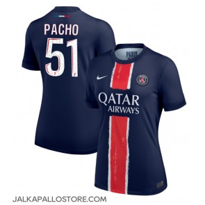 Paris Saint-Germain Willian Pacho #51 Kotipaita Naisten 2024-25 Lyhythihainen